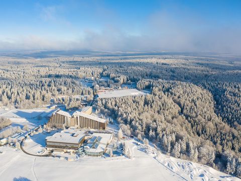 Schöneck im Winter - Luftaufnahme 